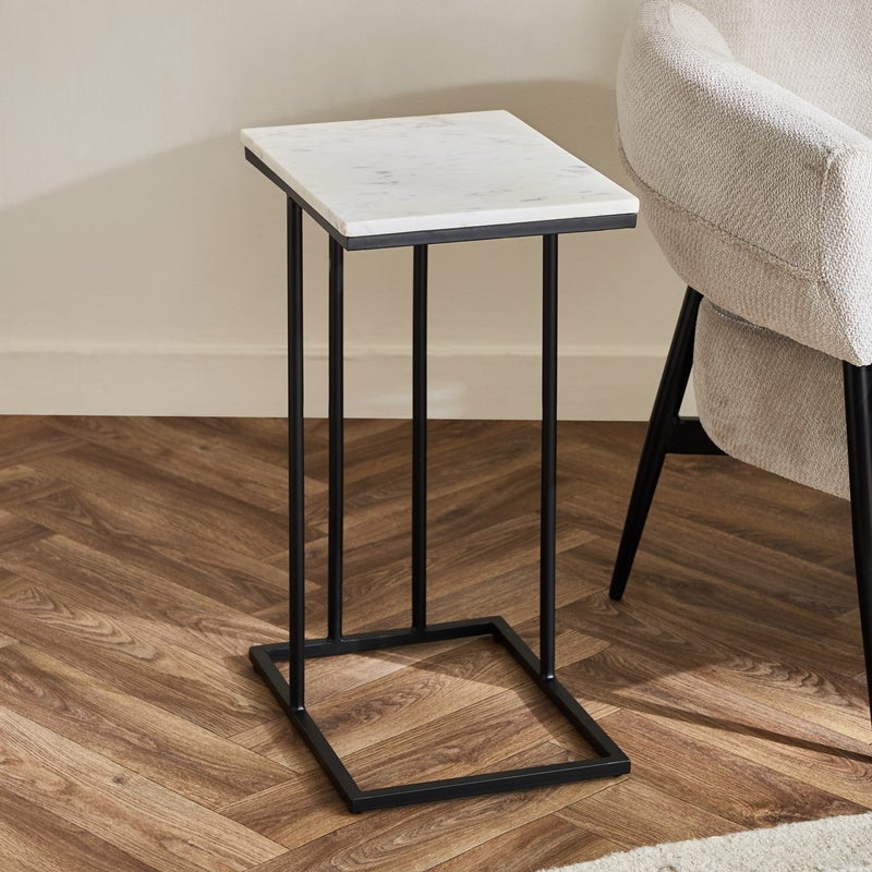 Home Box C Table with Marble Top for Living Room - Image 2